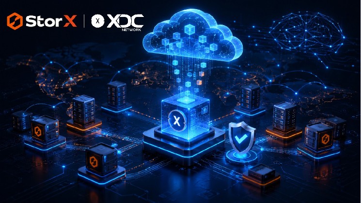 
			StorX крепит свою инфраструктуру DePIN, запуская мастерноды XDC для эры искусственного ума		